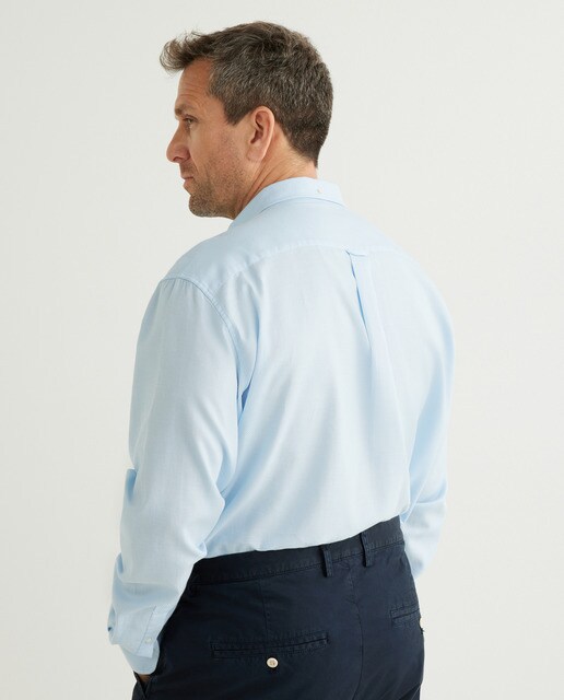 Camisa de hombre regular liso blanca tallas grandes · Gant · El Corte Inglés