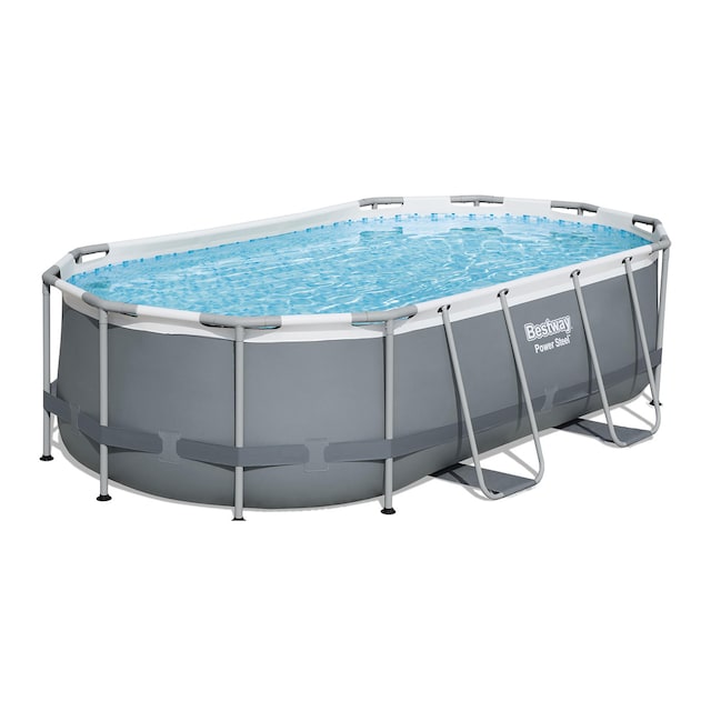 Imagen 0 de Piscina ovalada tubular Power Steel 424 x 250 x 100 cm
