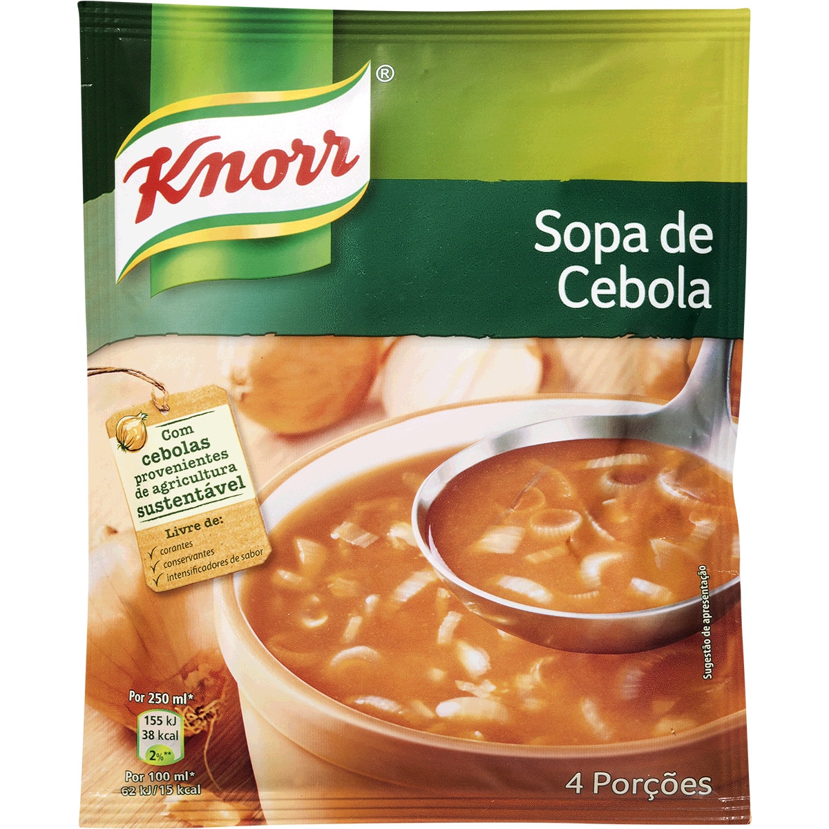 Sopa de Cebola 4 porções embalagem 50 g