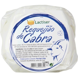 Requeijão de Cabra embalagem 250 g - Lactiser