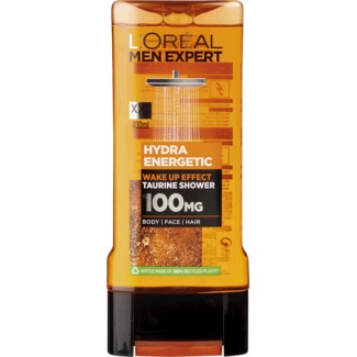 Gel de Banho Taurina embalagem 400 ml - Men Expert Hydra Energetic