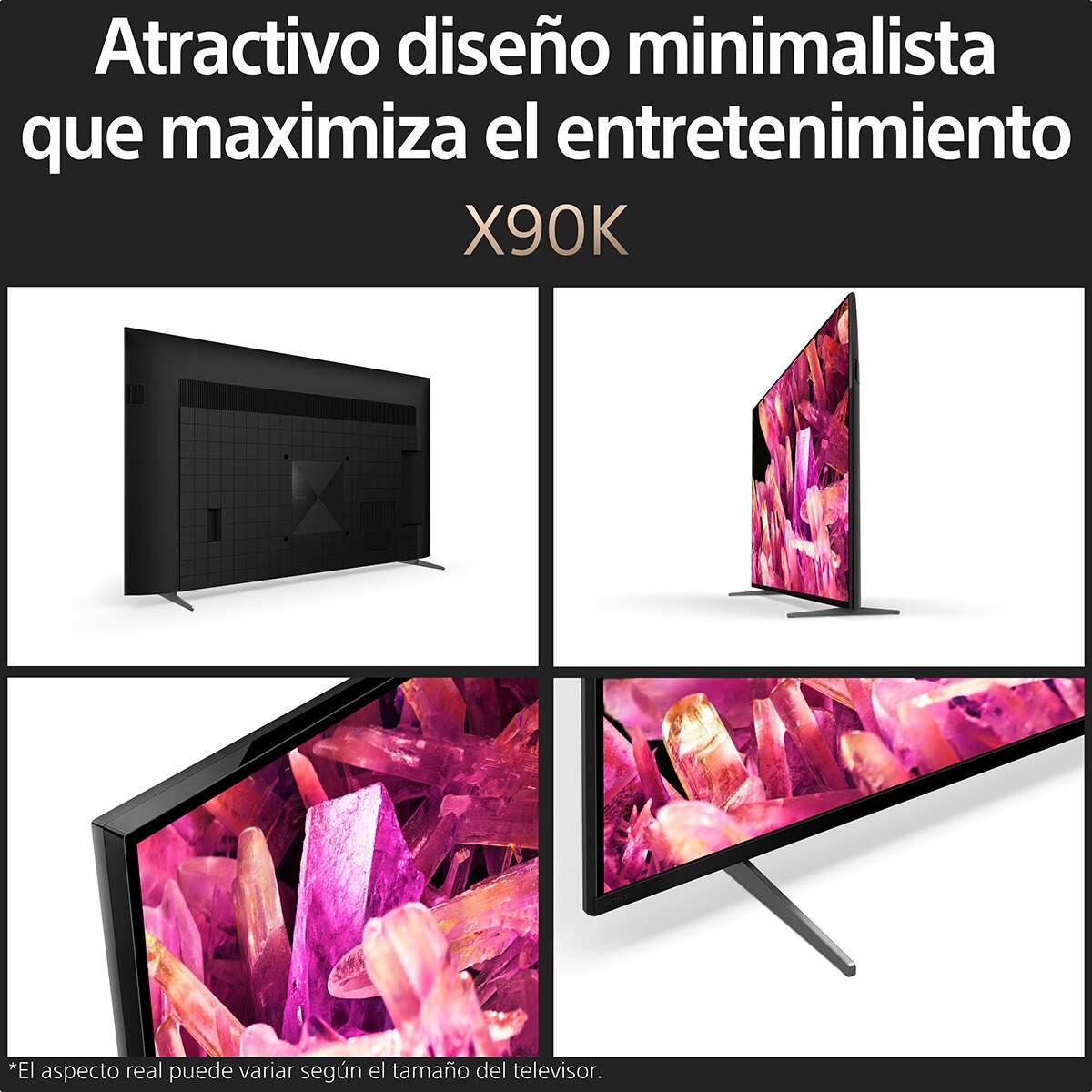 TV LED 215 cm (85") Sony XR-85X90K BRAVIA XR Full Array Google TV, 4K HDR, XR Cognitive Processor, XR Triluminos Pro Negro-8