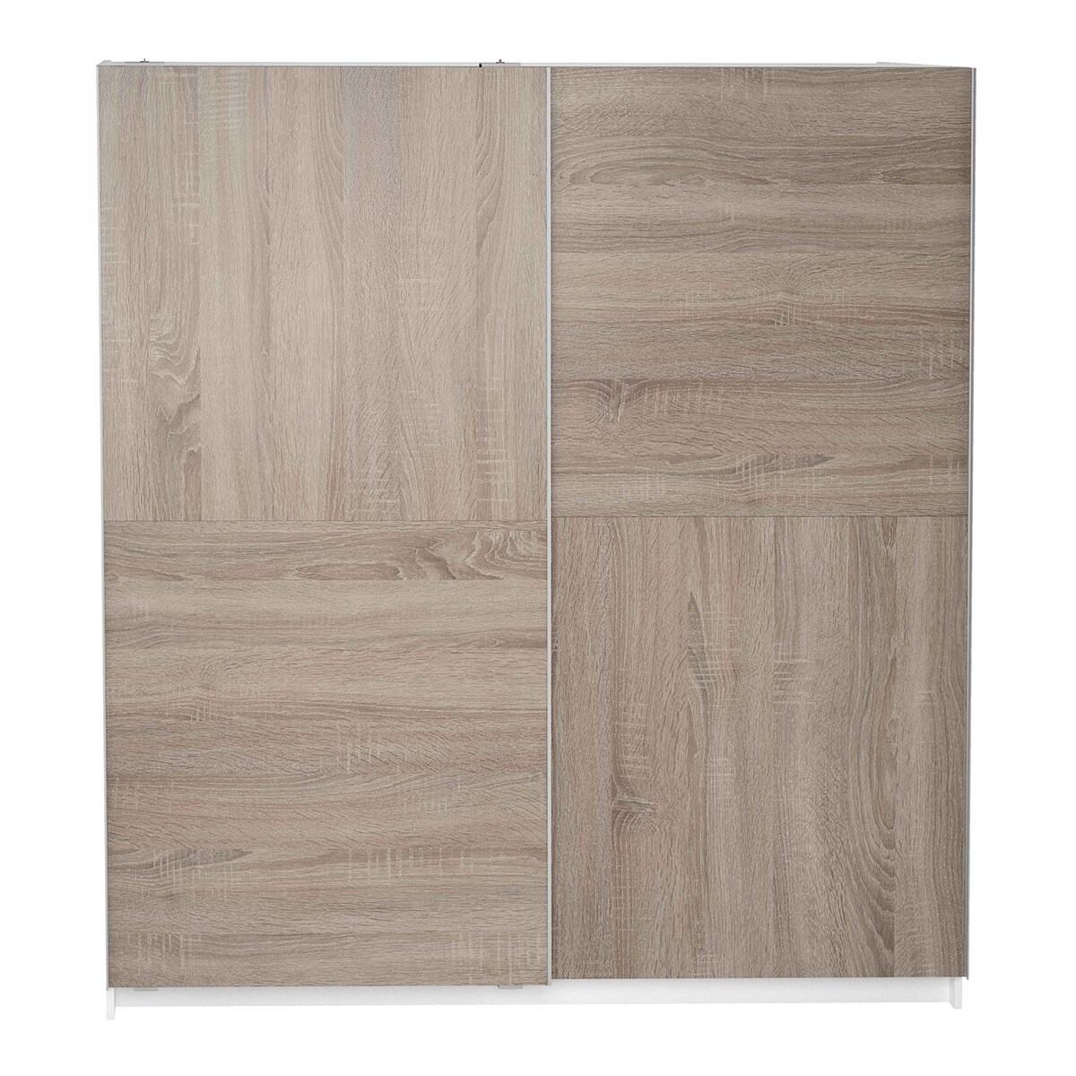 Roupeiro de 2 Portas de Correr Carvalho-1