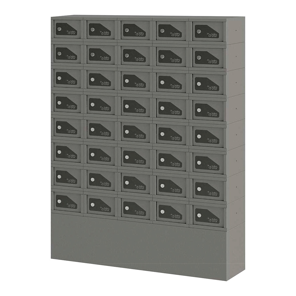 Caja Fuerte Casillero Individual Modular Gris-2