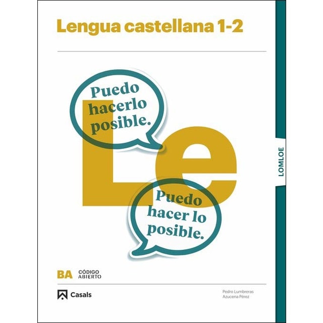 Imagen 0 de Lengua Castellana 1-2 BA  (Tapa blanda)