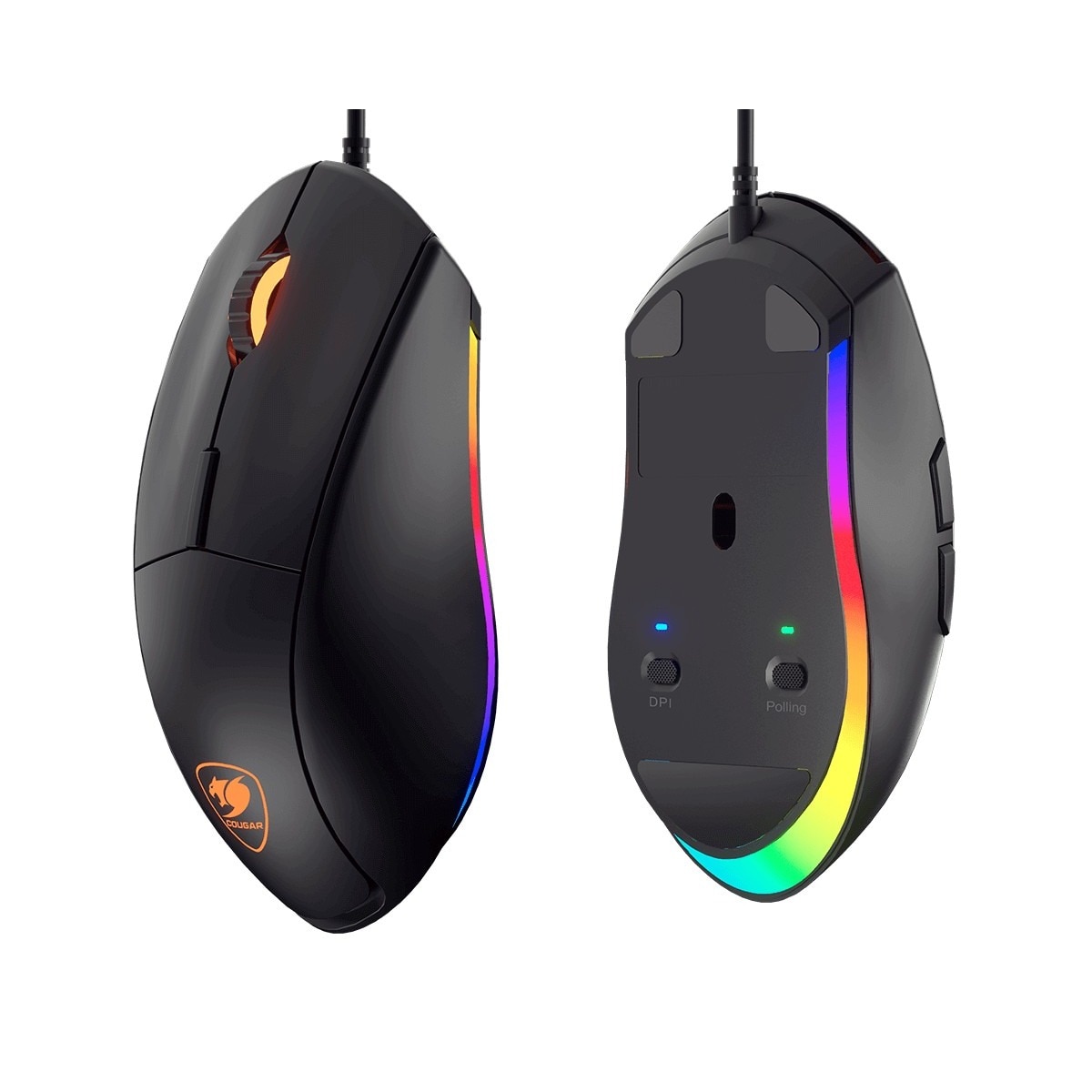 Rato Gaming Cougar Minos XT, 4000 DPI,  6 Botões Programáveis, RGB - Preto Black-8