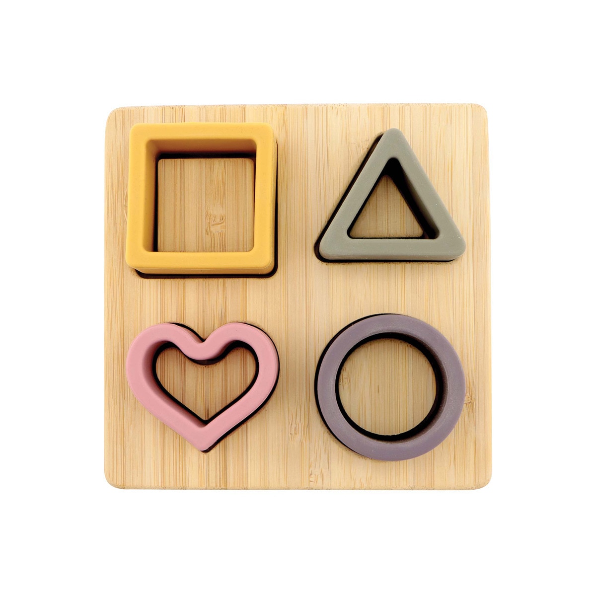 Imagen 0 de Puzzle de silicona en bandeja de bamboo