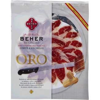 Presunto 100% Ibérico Bolota Fatiado á Mão unidade 50 g - Beher