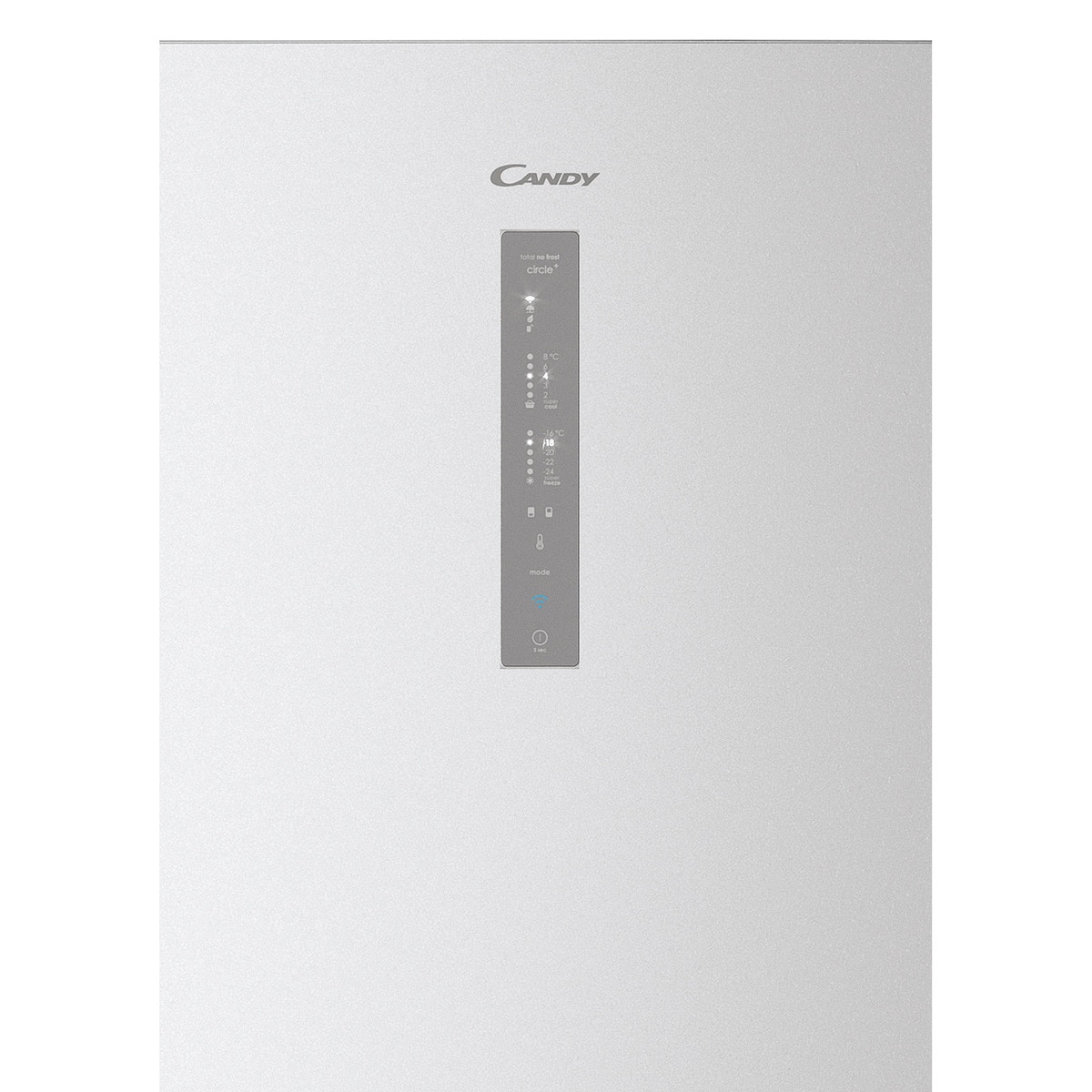 Frigorífico Combi Candy Total No Frost Circle + con Wifi Fresco - CCE7T618ES Plata-14
