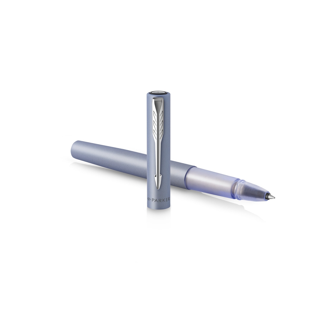 Caneta Rollerball Vector XL - Silver Blue Azul / Prata-1