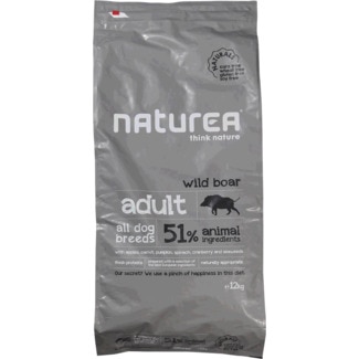 Alimento Seco para Cão Adulto Naturals Javali Selvagem embalagem 12 kg - Naturea