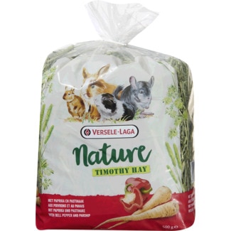 Feno Timothy sabor Pimento e Pastina embalagem 500 g - Versele-laga
