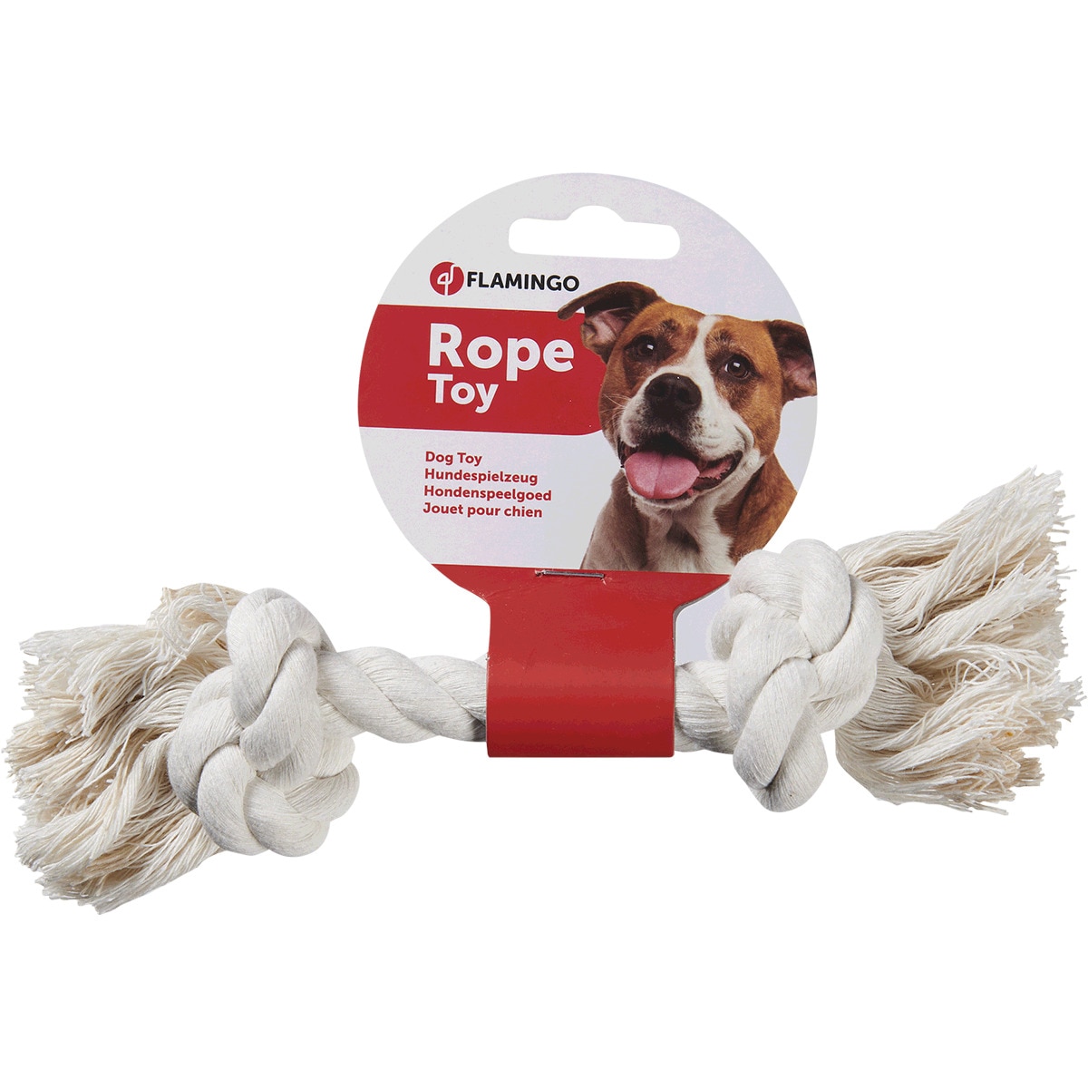 Brinquedo para Cão Corda Branca 22CM embalagem 1
