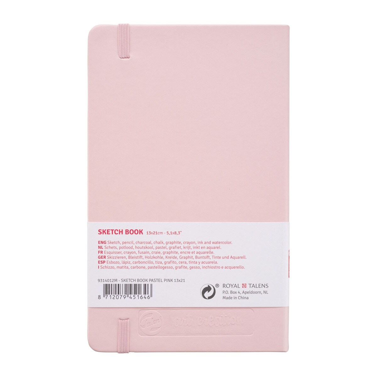 Bloco para Esboços de 80 Folhas - Rosa Rosa-2