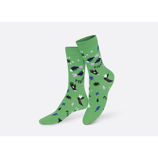 Imagen 0 de Calcetines Eat My Socks Zodiaco Piscis Talla Única Verde