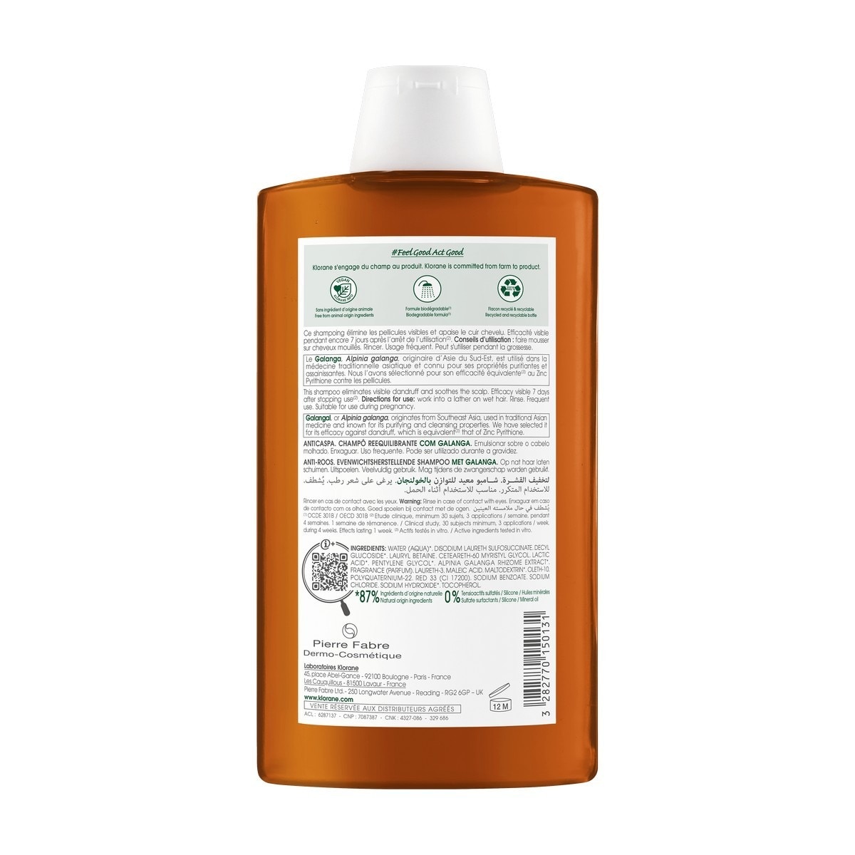 Champô Reequilibrante com Galanga - 400 ml 2