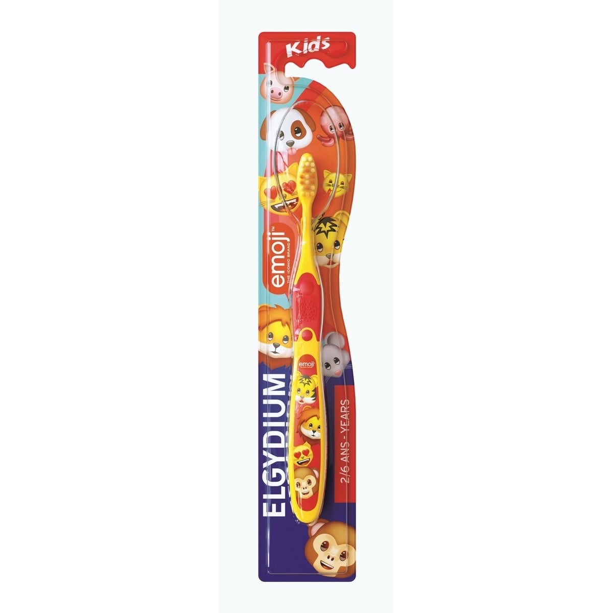 Escova de Dentes Kids Emoji 2 a 6 Anos - Cores Sortidas 1