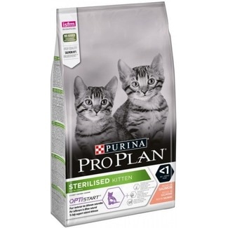 Alimento Seco para Gato Optistrart Sterilised Kitten Salmão embalagem 1,5 kg - Proplan