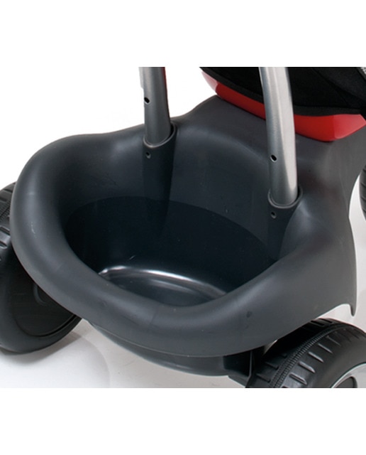 Triciclo Urban Trike Dirección Suave + Bolsa + Ruedas De Goma Rojo + Bonus Termo Bebidas 3
