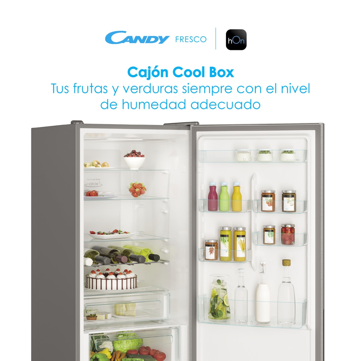 Frigorífico Combi Candy Total No Frost - CCE7T620EX Inox-9