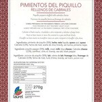 piquillo peppers stuffed with cabrales cheese tin 280 g