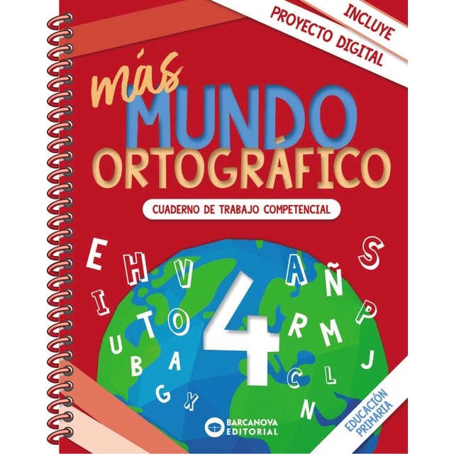 Imagen 0 de más Mundo ortográfico 4: Cuaderno de trabajo de Competencias básicas