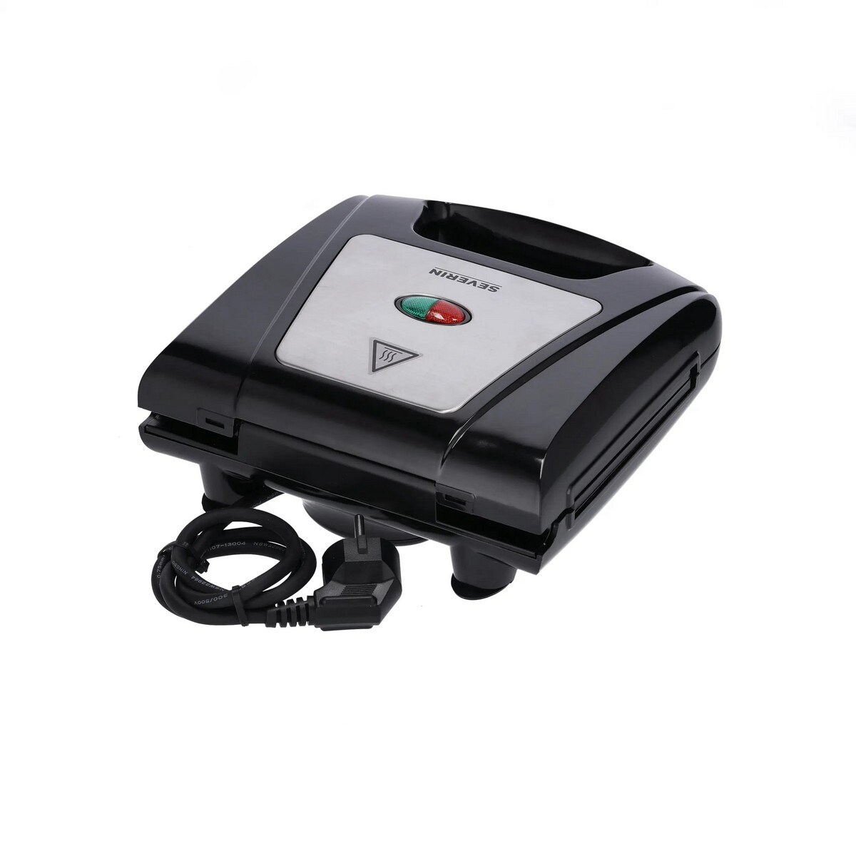 Sandwicheira Severin 2968 Multi Placas de 1000 W - Aço Inoxidável Escovado Preto Aço/Preto-5