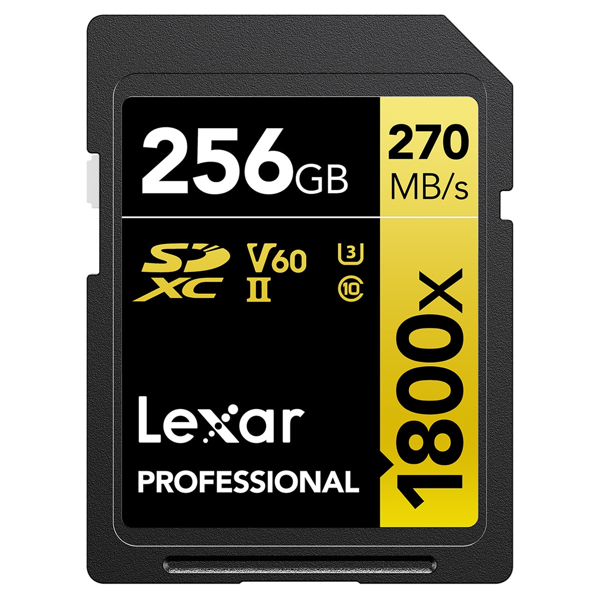 Imagen 0 de Tarjeta de memoria Lexar Professional SDXC 256GB 1800x Serie GOLD