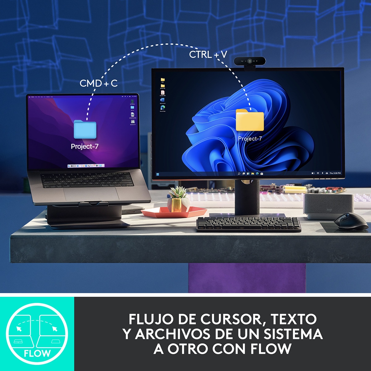 Ratón inalámbrico Logitech MX Master 3S grafit Grafito-7