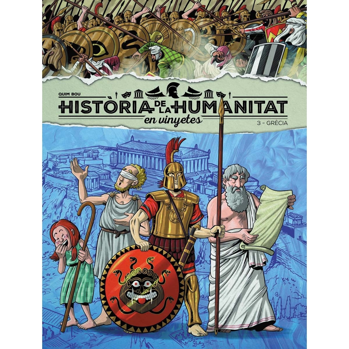 Imagem 0 de HISTÒRIA DE LA HUMANITAT EN VINYETES VOL. 3: GRÈCIA (Capa dura)