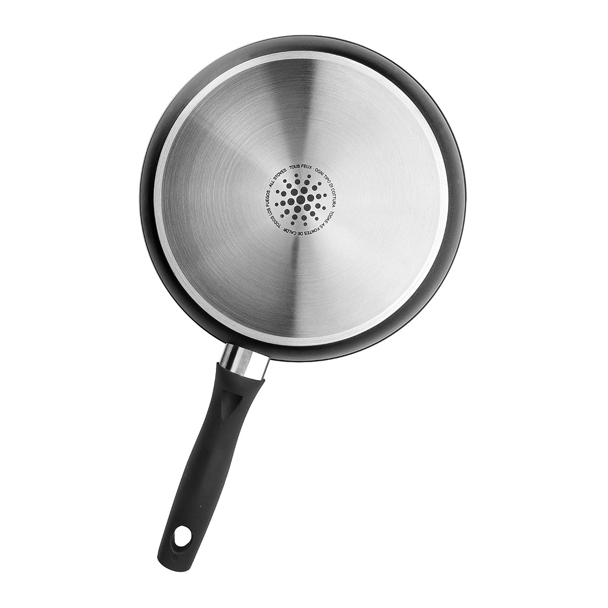 Sartén de aluminio forjado New Induplus Ibili Negro-2