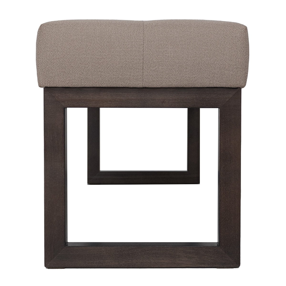 Banco de Madeira Estofado Balmoral Bérgamo/Bege-4