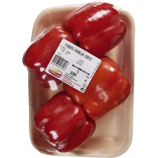 Pimento Vermelho peso aproximado por cuvete 1 kg