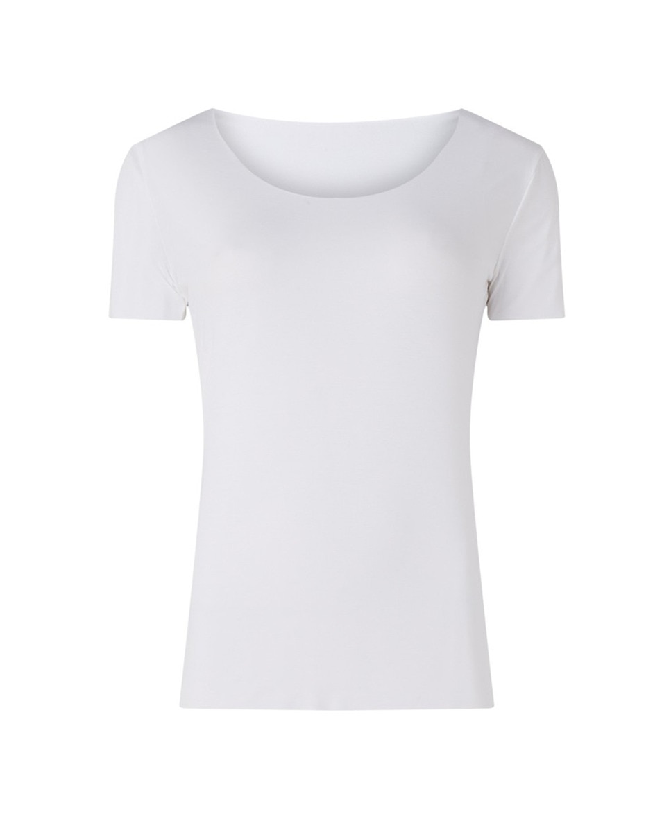 T-shirt Aurora Biodegradável com Efeito Mate. Branco-1