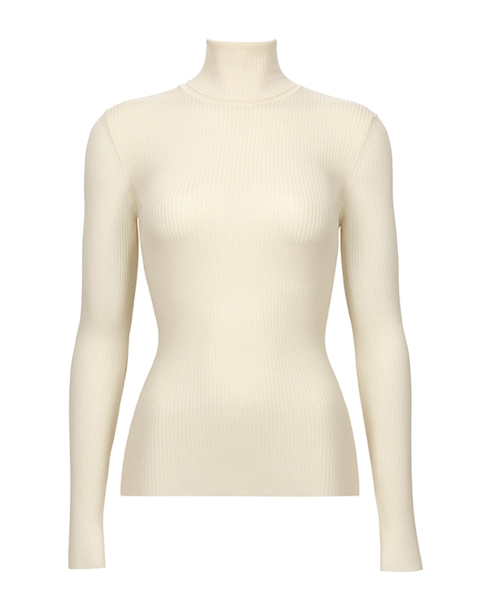 Imagem 0 de Camisola de Malha com Gola Cisne e em Lã