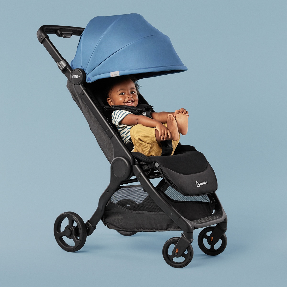 Capota Ergobaby Metro+ color Sea Glass Azul marino-10