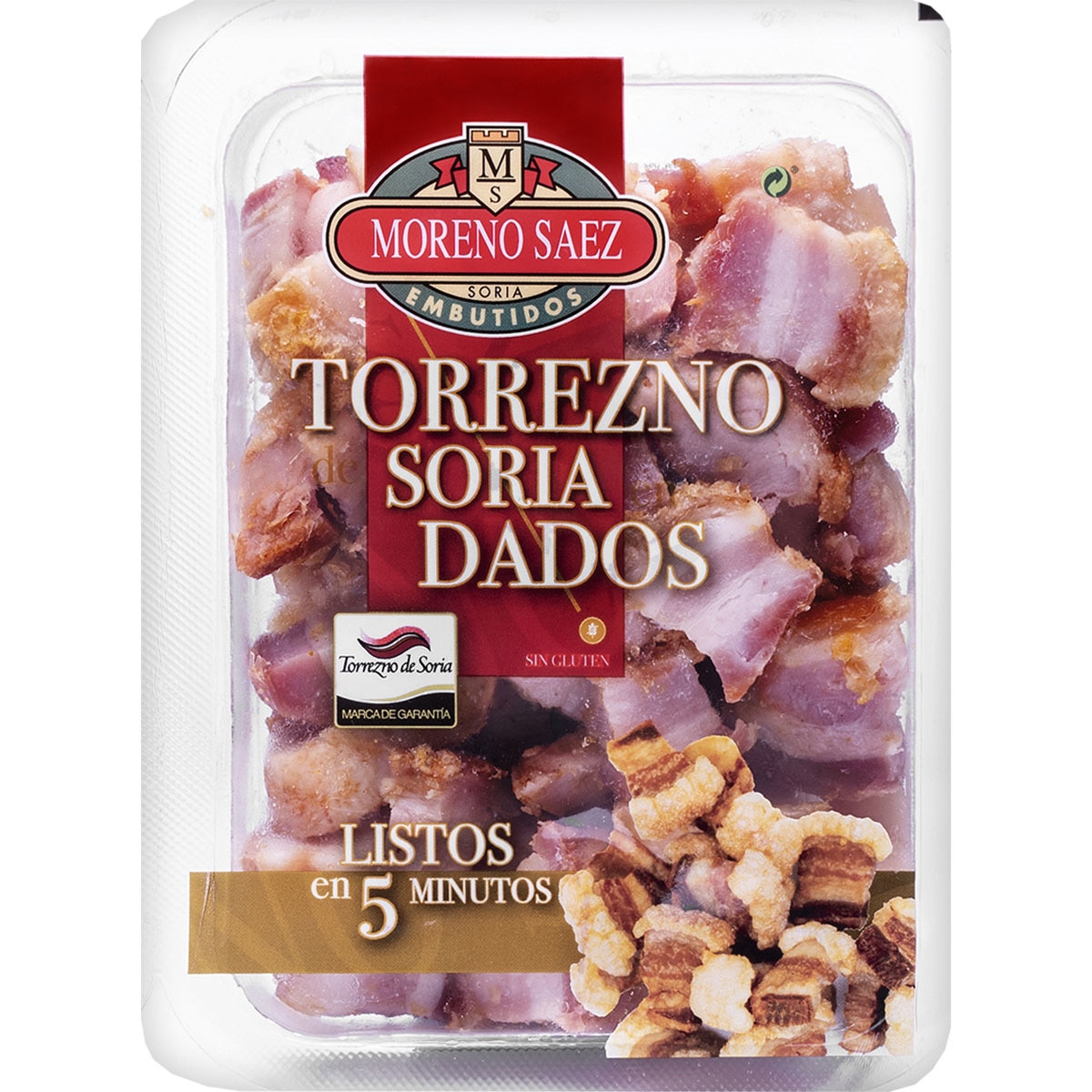 torreznos de Soria en dados sin gluten bandeja 200 g