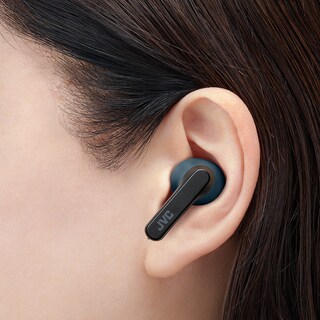 Auricolari Sportivi JVC HA-ETR40 Antispruzzo, Con Microfono E Telecomando Inline, Neri