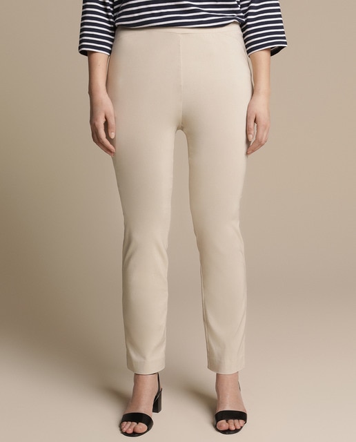 Imagen 0 de Pantalón pitillo de mujer talla grande con cintura elástica
