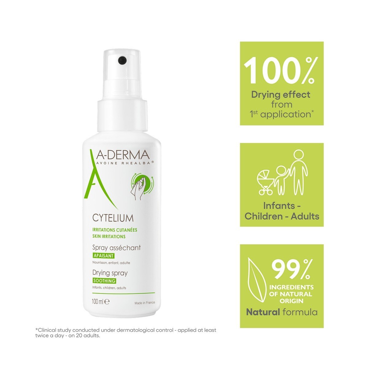 Spray Secante e Calmante Cytelium - 100 ml 2