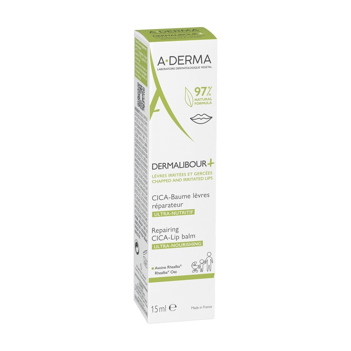 Bálsamo Labial Reparador Dermalibour+ CICA - 15 ml 3