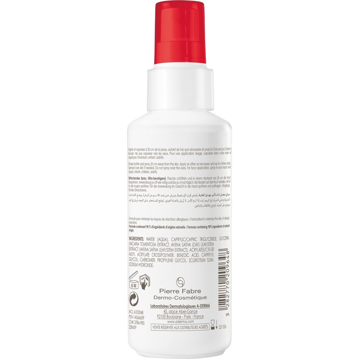 Spray refrescante e calmante Cutalgan 100 ml 2