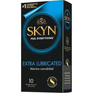 preservativos sin látex Extra Lubricados caja 10 unidades - Skyn