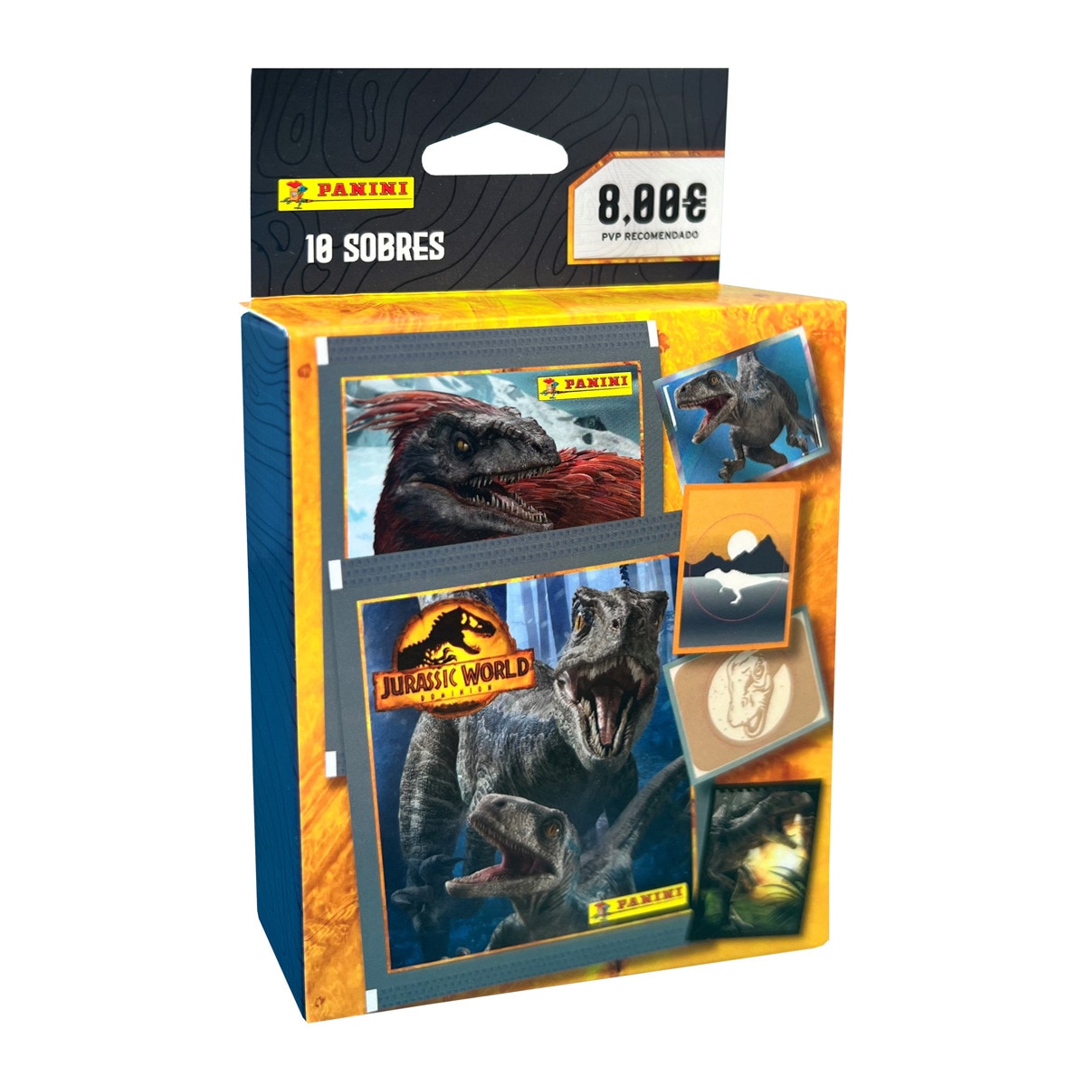 Panini España - Ecoblister 10 Sobres Jurassic World Movie 3