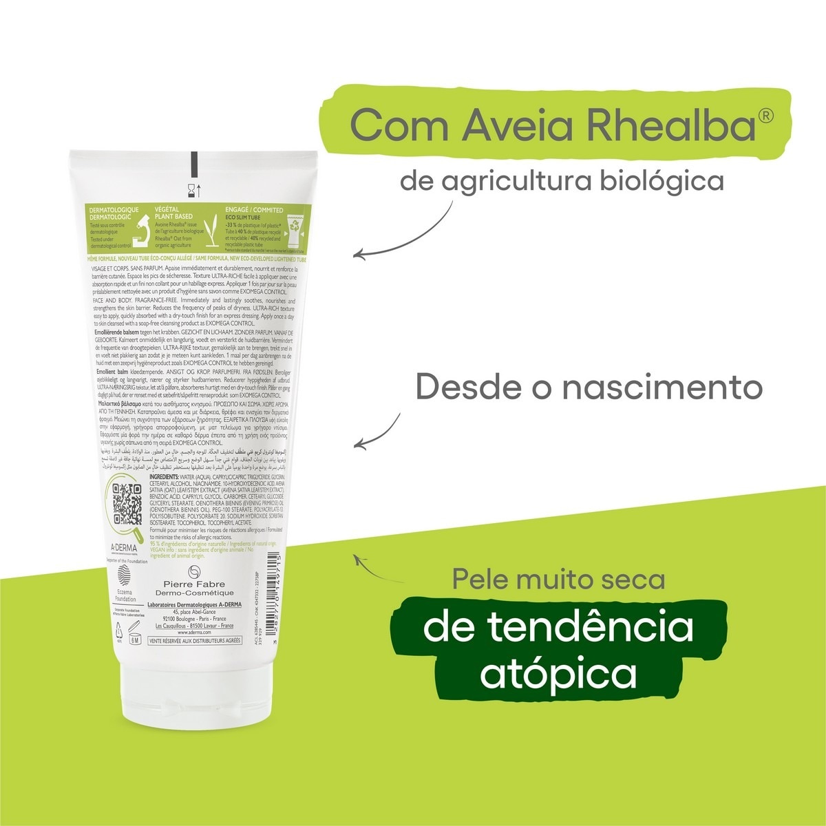 Bálsamo Defi Exomega Aderma 5