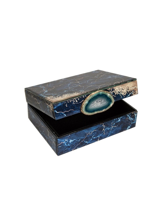 Imagen 0 de Caja vidrio decorado