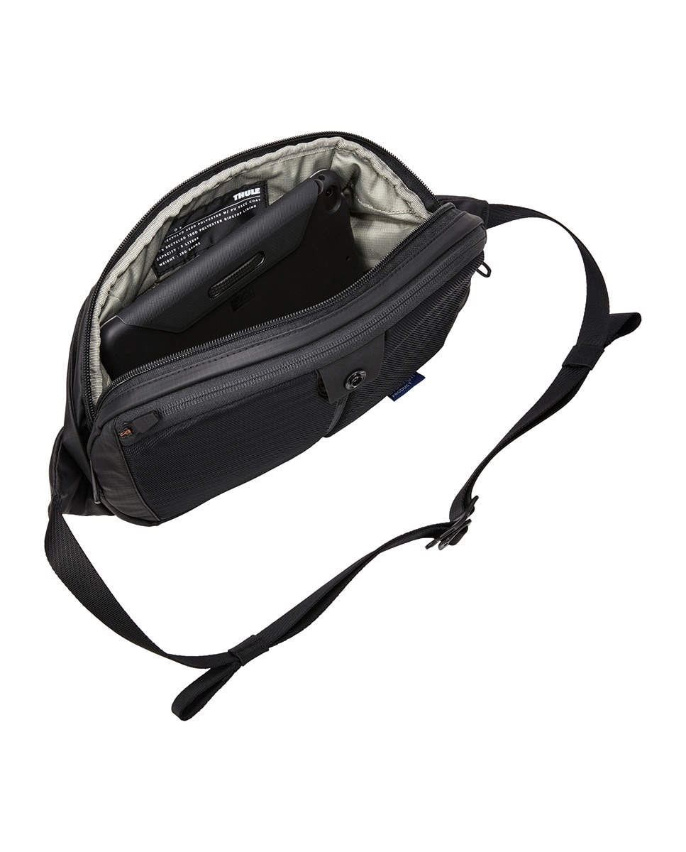 Saco Tiracolo 5L em Nylon - Preto Preto-8