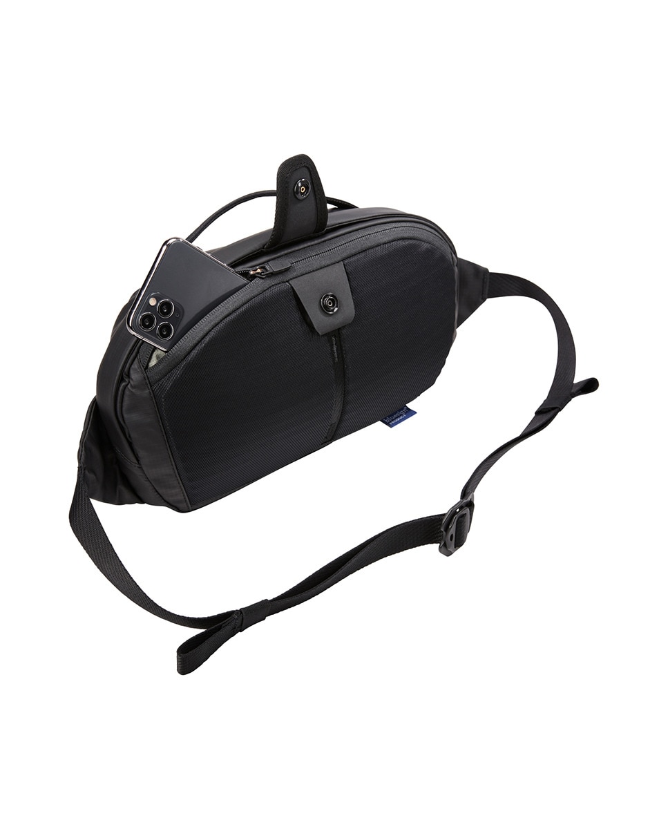 Saco Tiracolo 5L em Nylon - Preto Preto-7