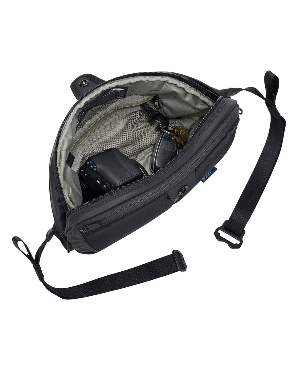 Saco Tiracolo 5L em Nylon - Preto Preto-5