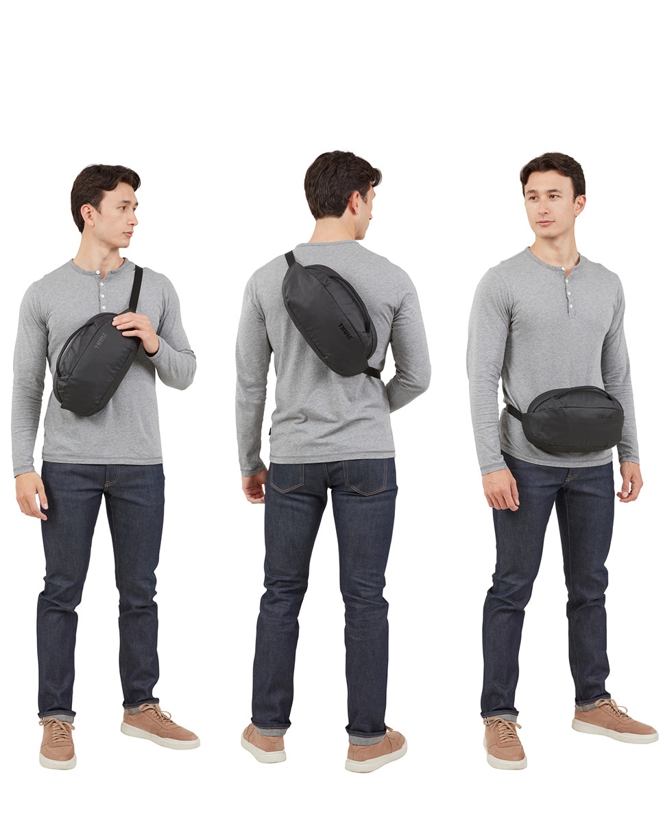 Saco Tiracolo 5L em Nylon - Preto Preto-9